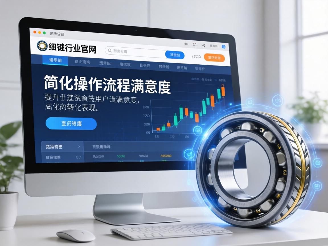 轴承行业官网通过简化操作流程提升用户满意度与转化表现