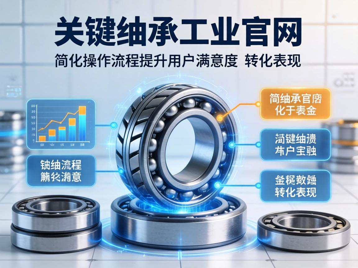 轴承行业官网通过简化操作流程提升用户满意度与转化表现
