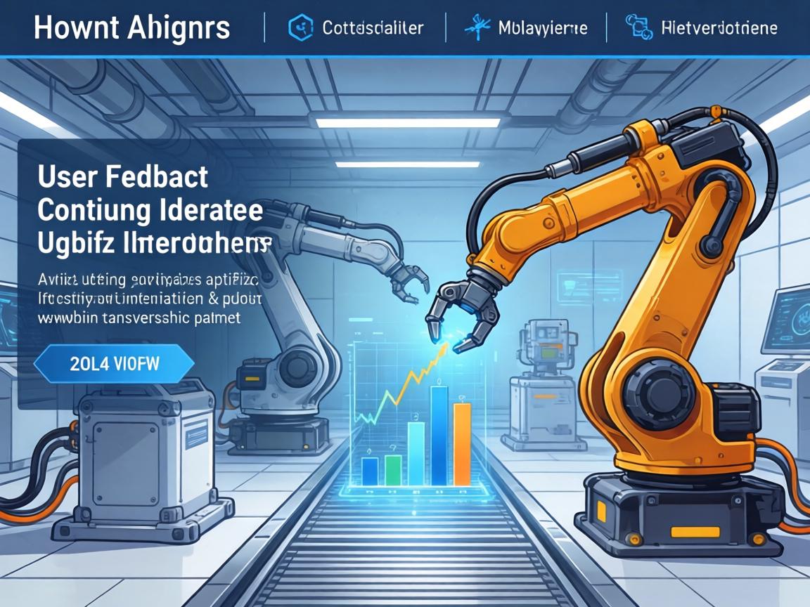 如何通过用户反馈与持续迭代优化工业自动化及机器人官网转化路径