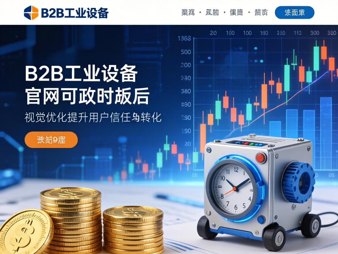 B2B工业设备官网改版后如何通过视觉优化提升用户信任与转化
