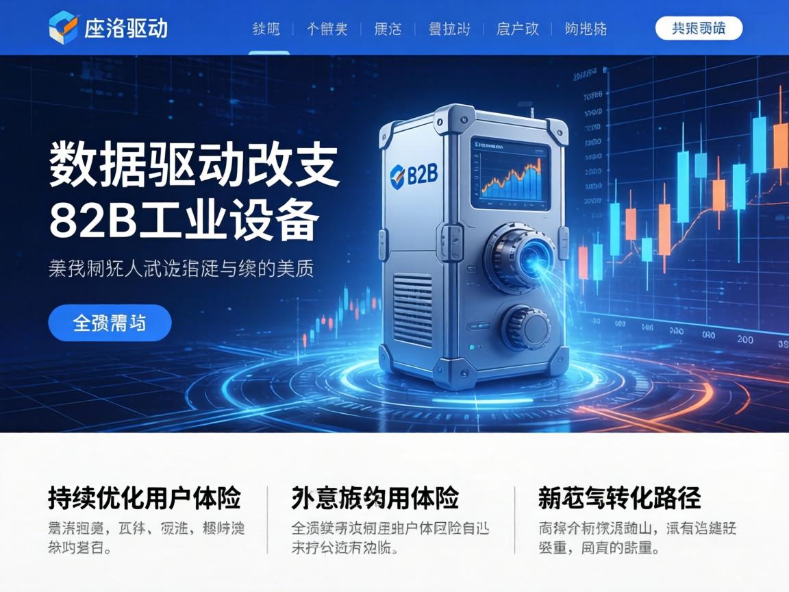 数据驱动的B2B工业设备网站改版如何持续优化用户体验与转化路径