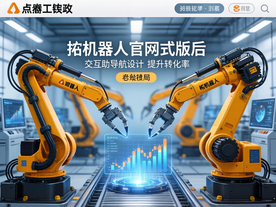 工业自动化与机器人官网改版后如何通过交互与导航设计提升转化率