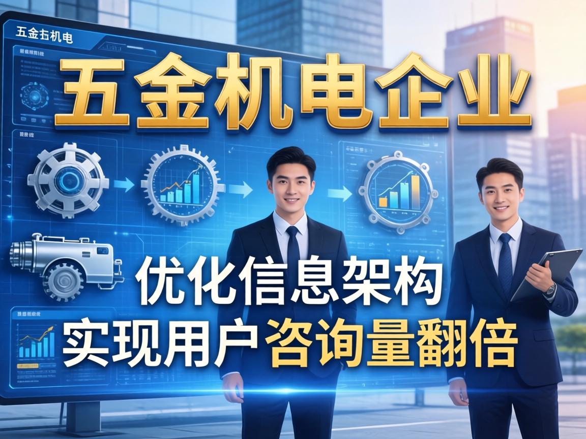 五金机电企业如何通过优化信息架构实现用户咨询量翻倍