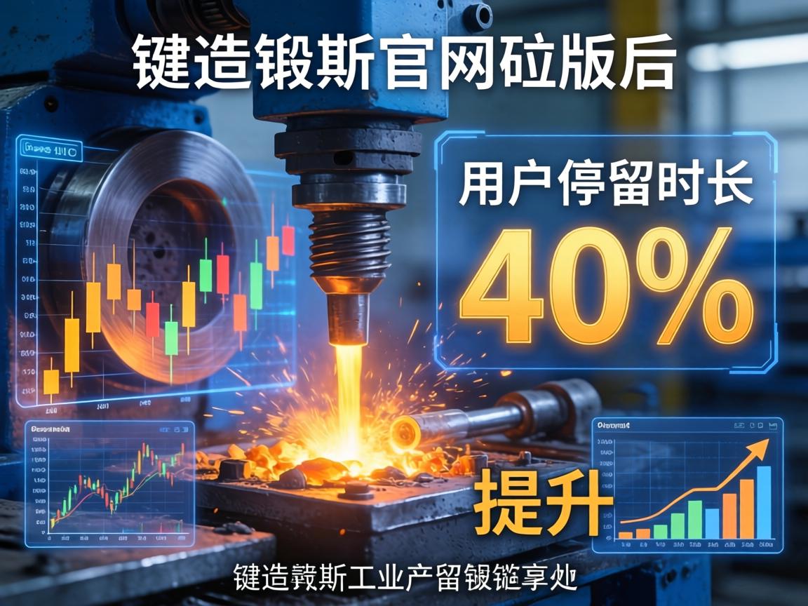 铸造锻压行业官网改版后用户停留时长提升40%的视觉设计策略