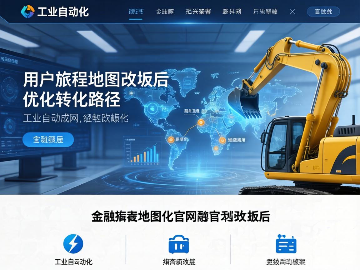 工业自动化官网改版后如何通过用户旅程地图优化转化路径
