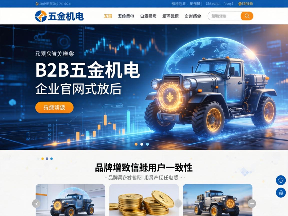 B2B五金机电企业官网改版后如何通过品牌一致性增强用户信任感