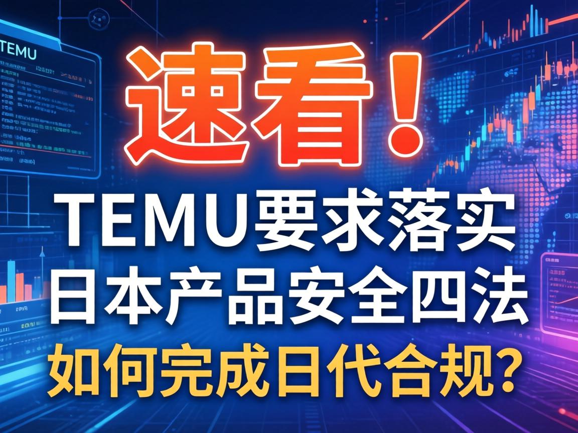 速看!TEMU要求落实日本产品安全四法,如何完成日代合规?