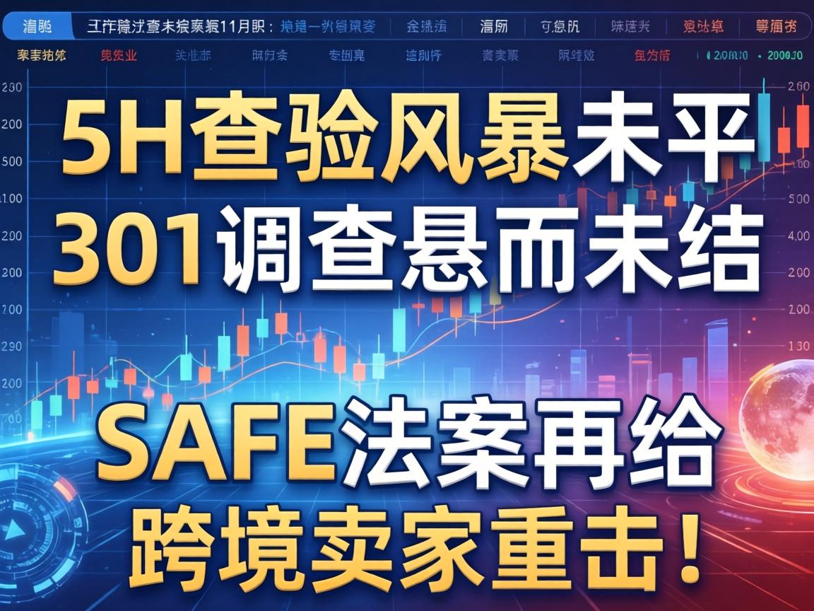 5H查验风暴未平、301调查悬而未结，SAFE法案再给跨境卖家重击！