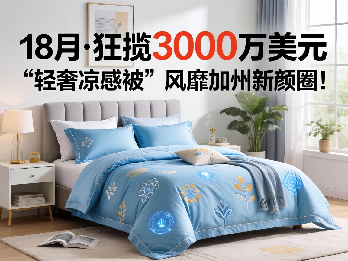 18个月狂揽3000万美元，“轻奢凉感被”风靡加州新贵圈！