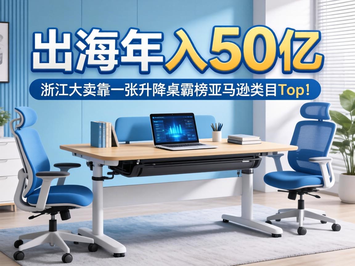 出海年入50亿，浙江大卖靠一张升降桌霸榜亚马逊类目Top1