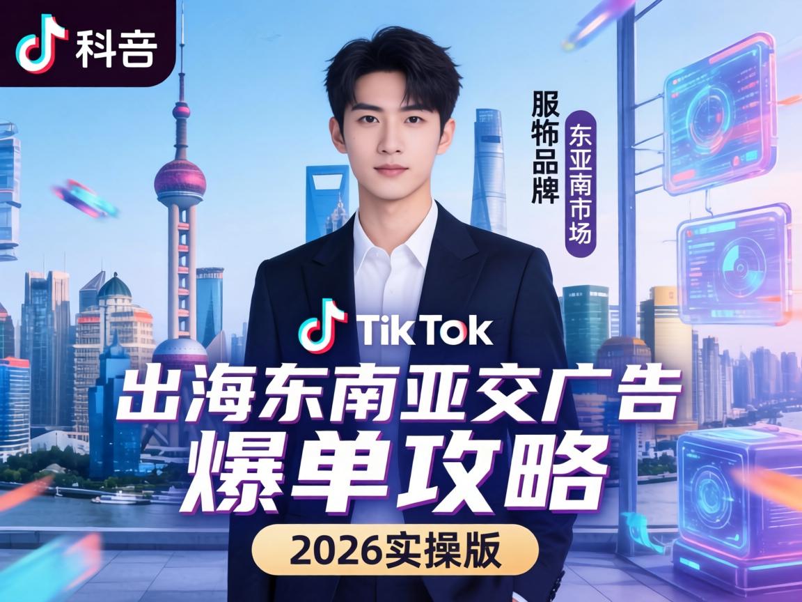 服饰品牌出海东南亚市场推广:TikTok社交广告爆单攻略(2026实操版)
