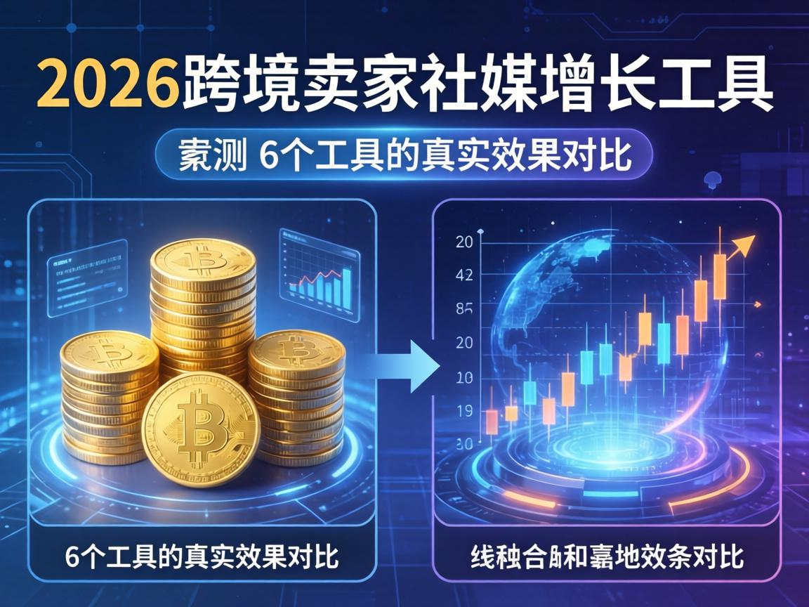 2026跨境卖家社媒增长工具实测：6个工具的真实效果对比