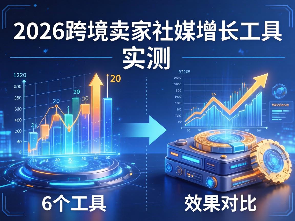 2026跨境卖家社媒增长工具实测:6个工具的真实效果对比