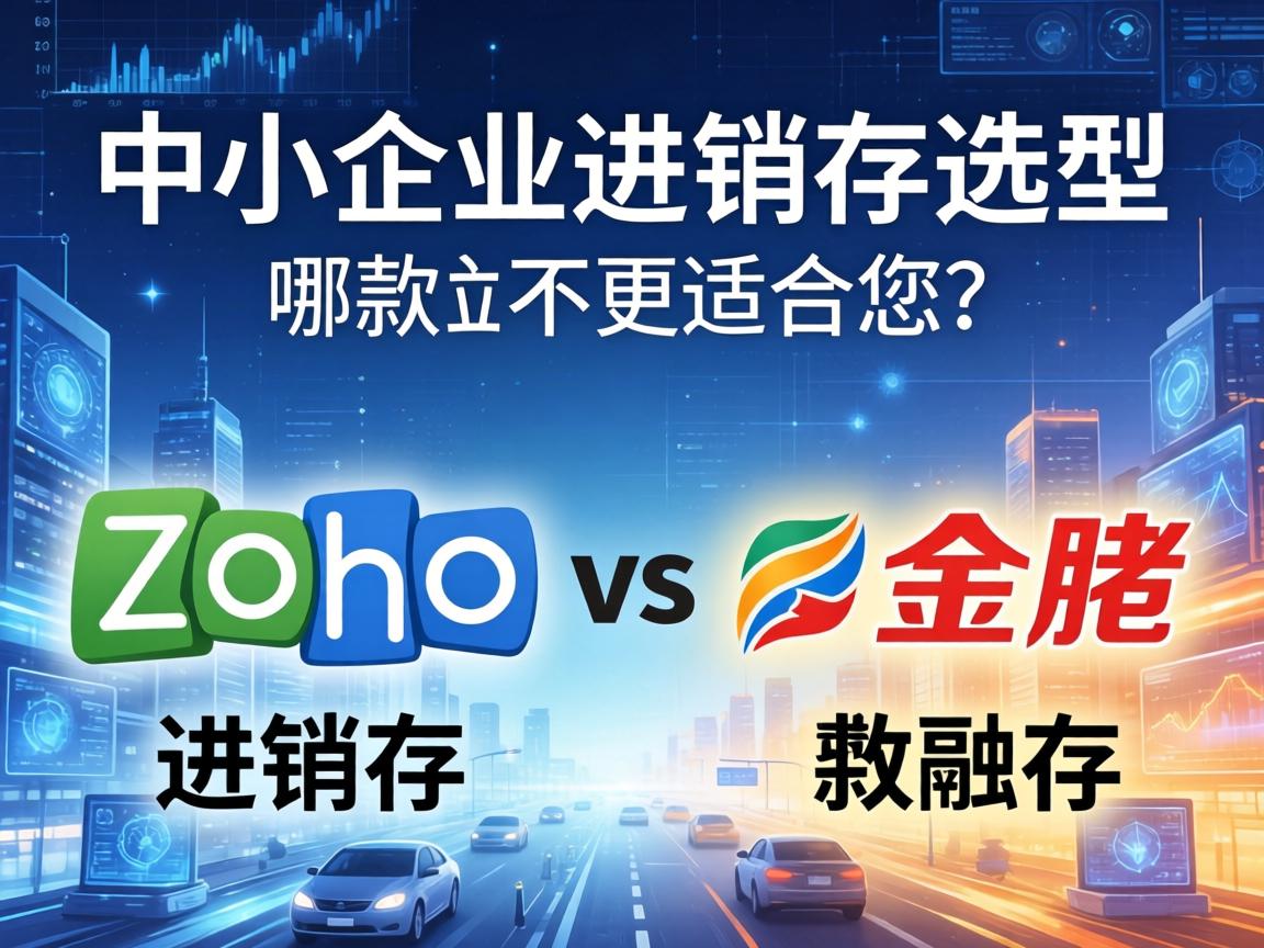 中小企业进销存选型:Zoho进销存 vs 金蝶,哪款更适合您?