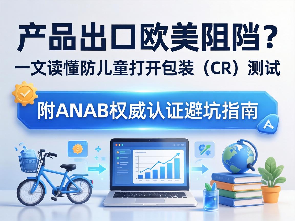 产品出口欧美受阻?一文读懂防儿童打开包装(CR)测试,附ANAB权威认证避坑指南
