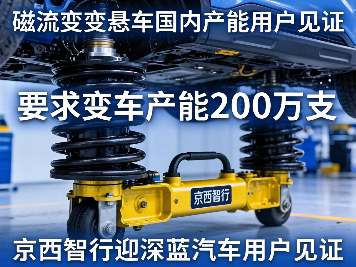 磁流变悬架国内产能200万支，京西智行迎深蓝汽车用户见证