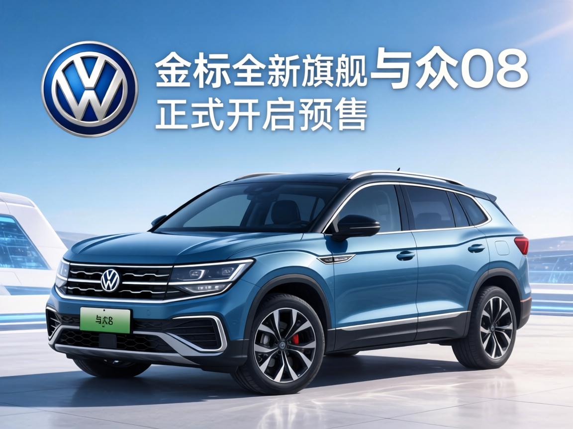 金标大众全新旗舰SUV与众08,正式开启预售