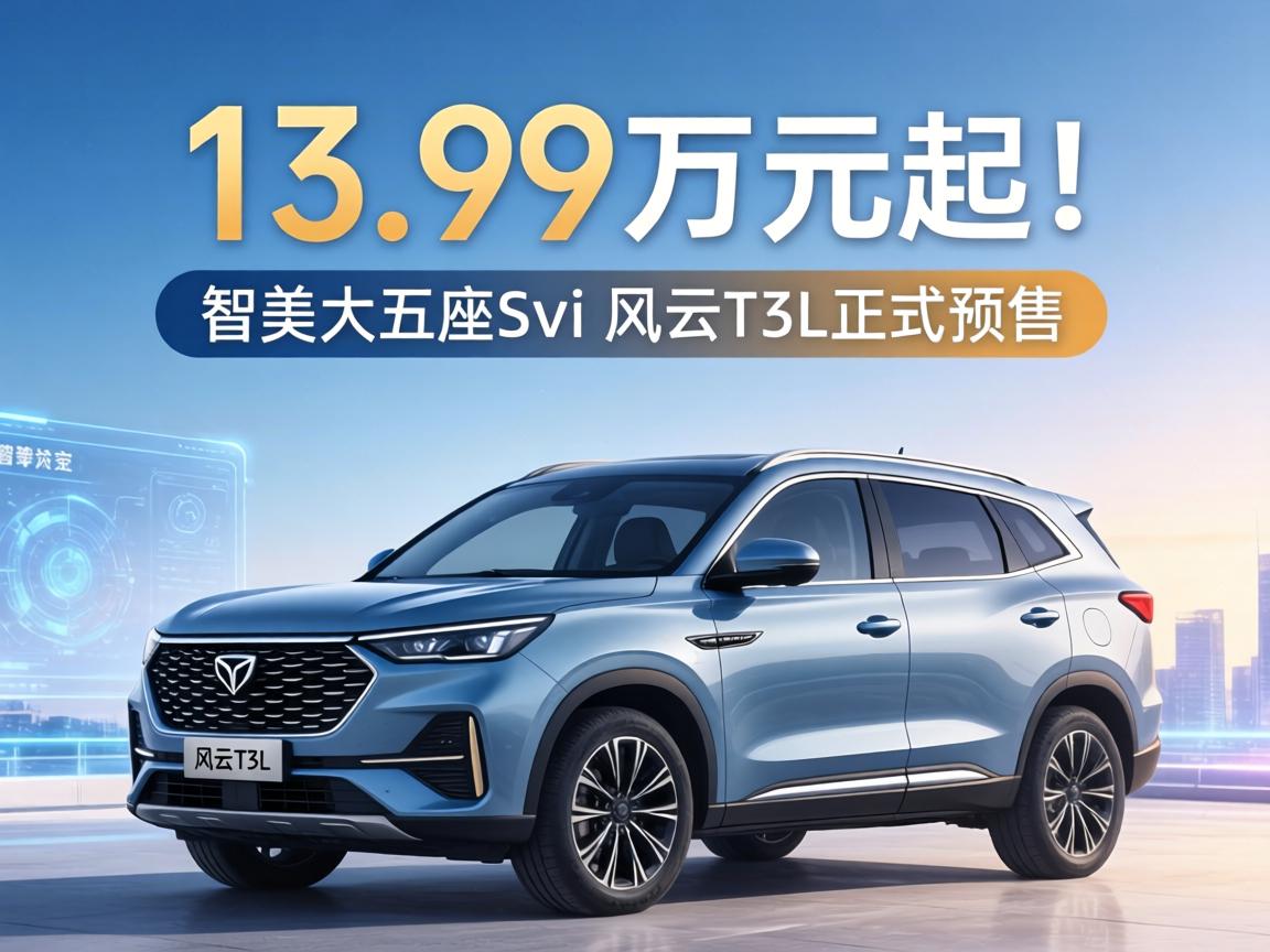 13.99万元起！智美大五座SUV风云T9L正式预售