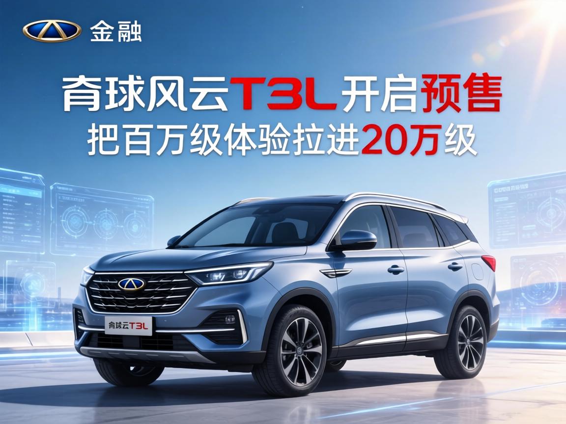 奇瑞风云T9L开启预售,把百万级体验拉进20万级