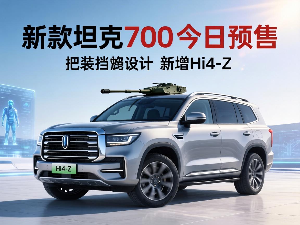 新款坦克700今日预售，换装怀挡设计，新增Hi4-Z车型