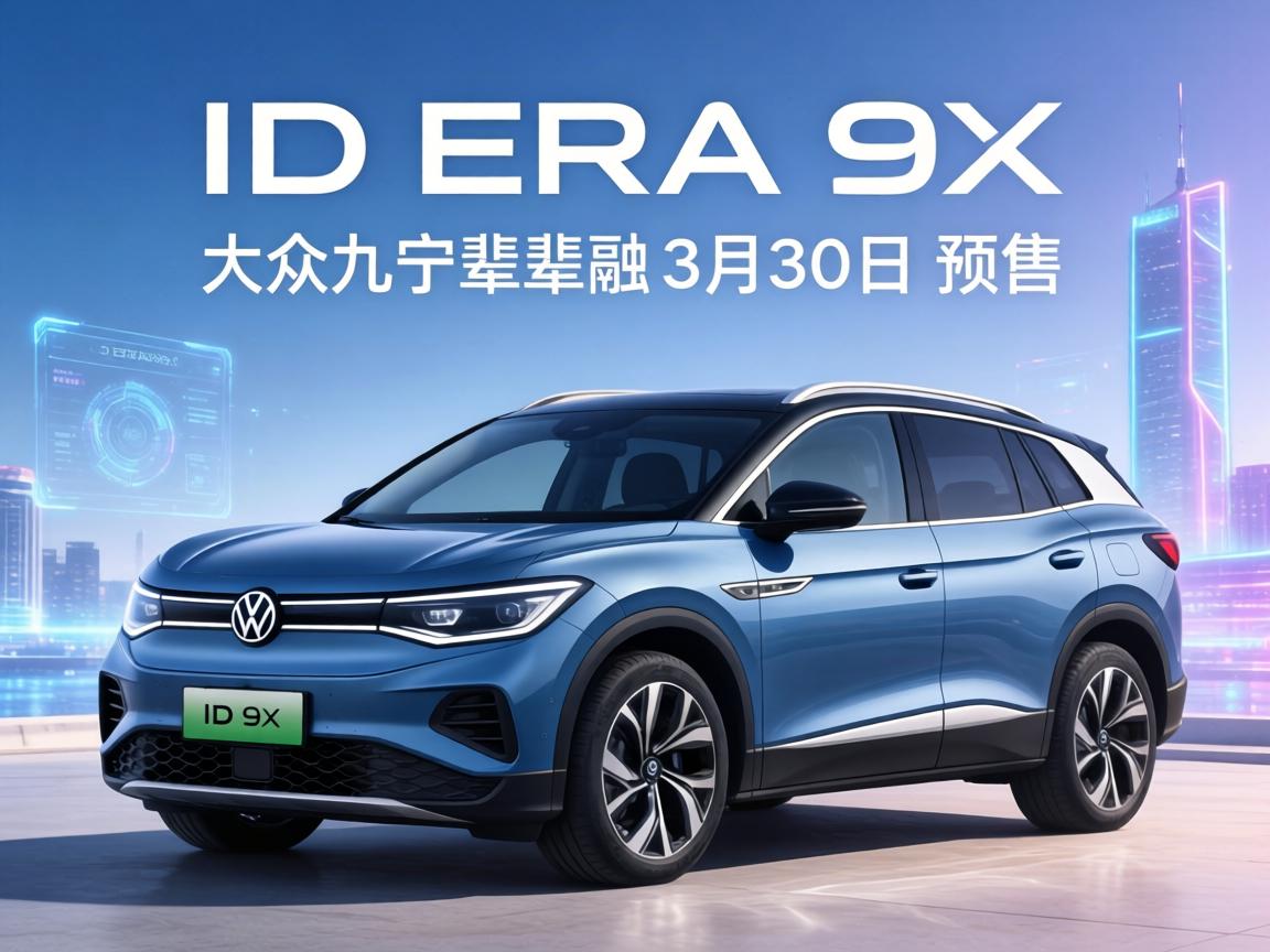 大众的9字辈SUV,ID.ERA 9X将于3月30日预售