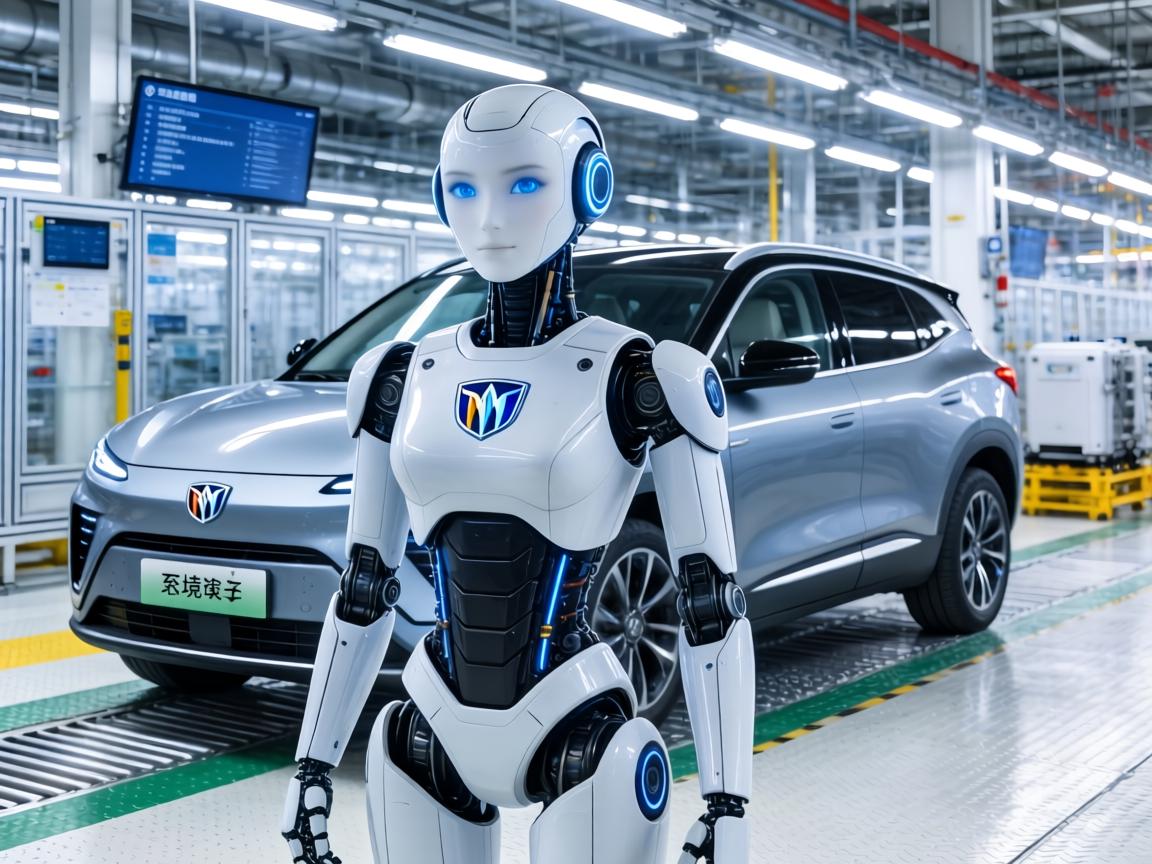 上汽通用汽车首款人形机器人落地别克至境E7电池产线