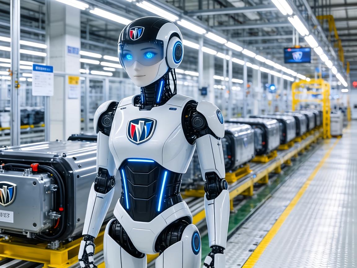 上汽通用汽车首款人形机器人落地别克至境E7电池产线