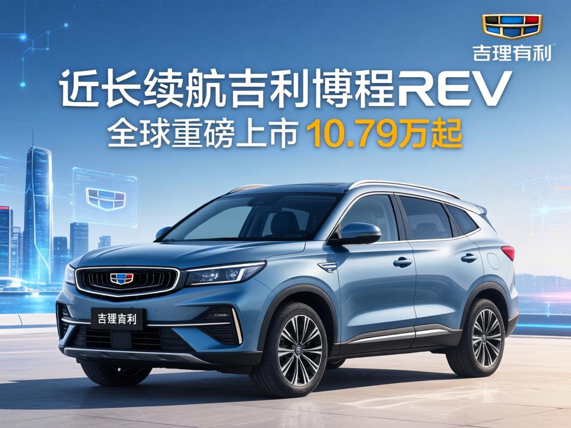 超长续航增程吉利博越REV全球重磅上市，10.79万起
