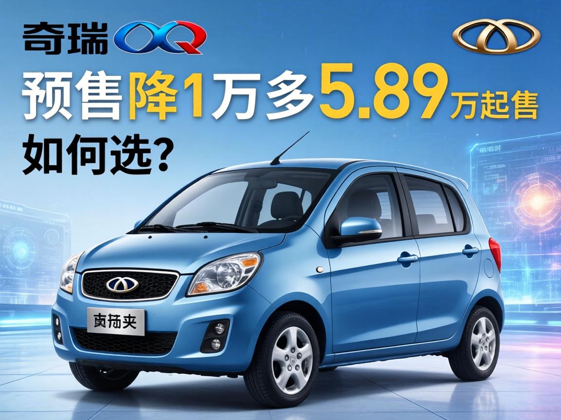 奇瑞QQ3比预售降1万多 5.89万起售 如何选?