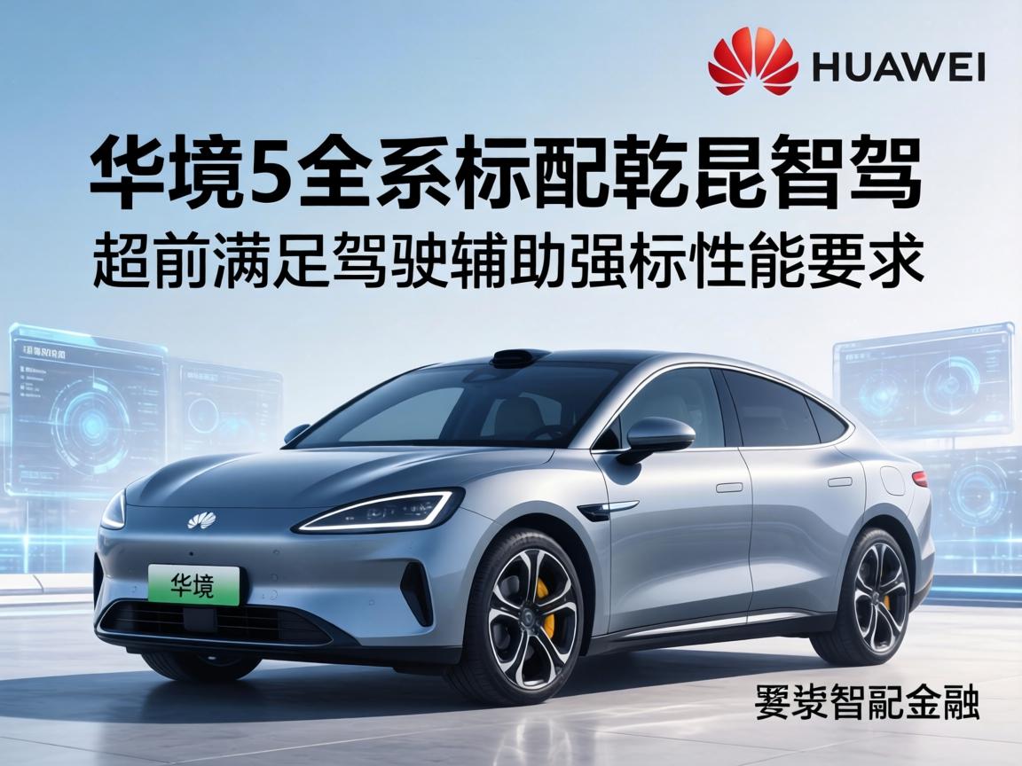 华境S全系标配华为乾崑智驾,超前满足驾驶辅助强标性能要求