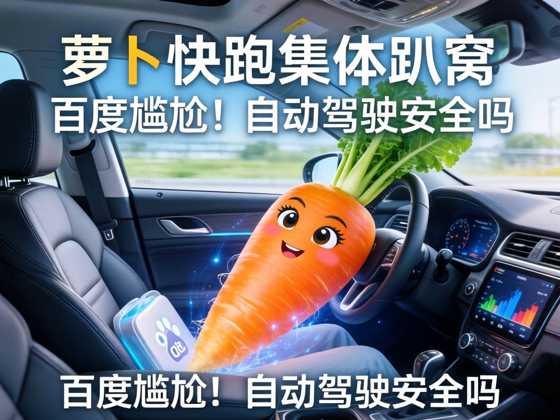 萝卜快跑集体趴窝,百度尴尬!自动驾驶安全吗?
