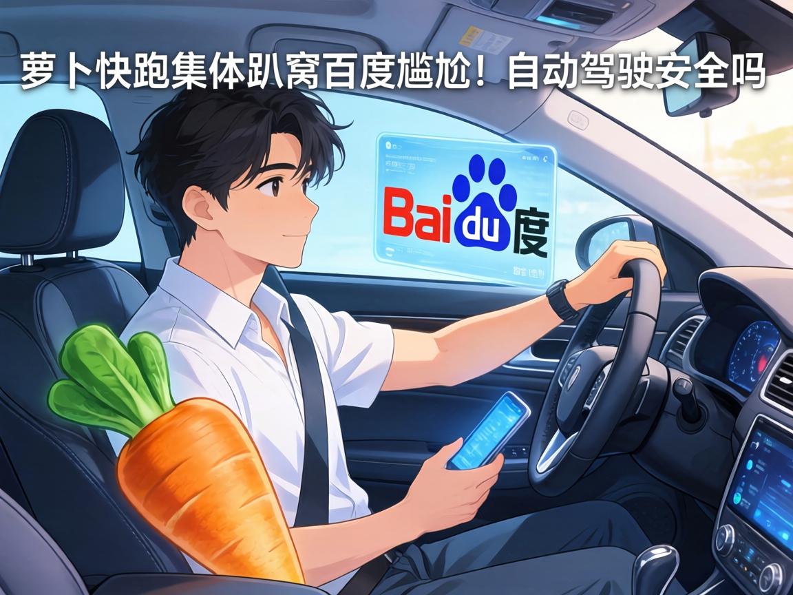 萝卜快跑集体趴窝,百度尴尬!自动驾驶安全吗?