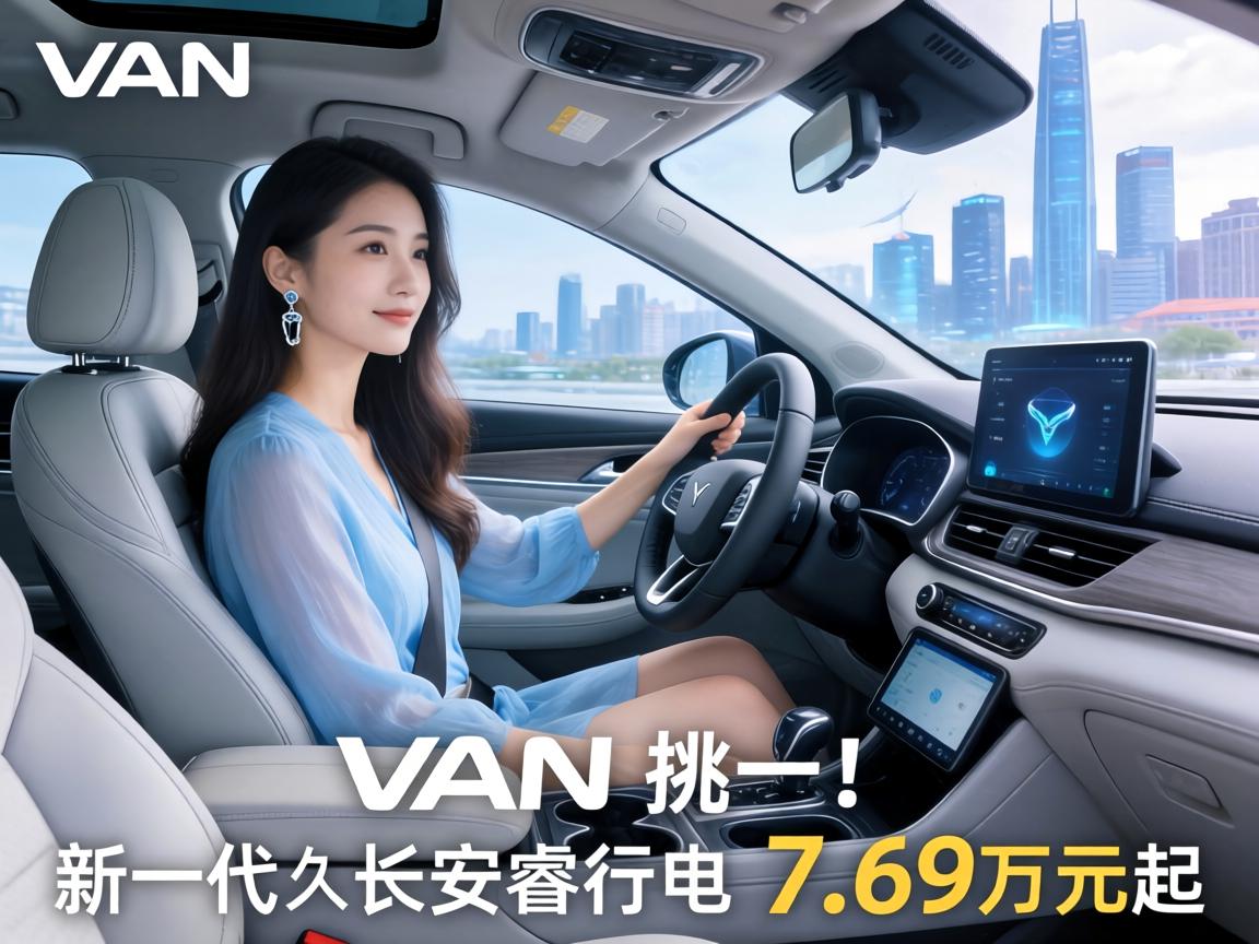VAN里挑一!新一代长安睿行EV 7.69万元起