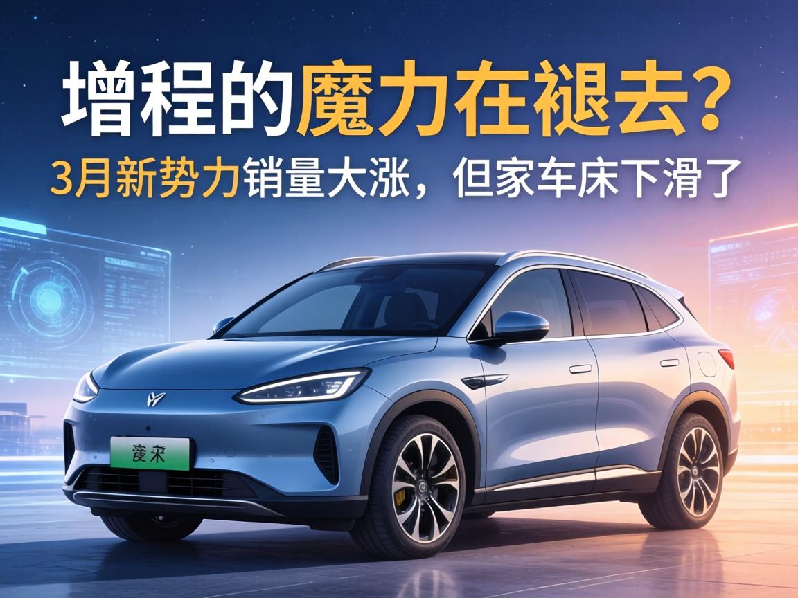 增程的魔力在褪去？3月新势力销量大涨，但2家车企下滑了