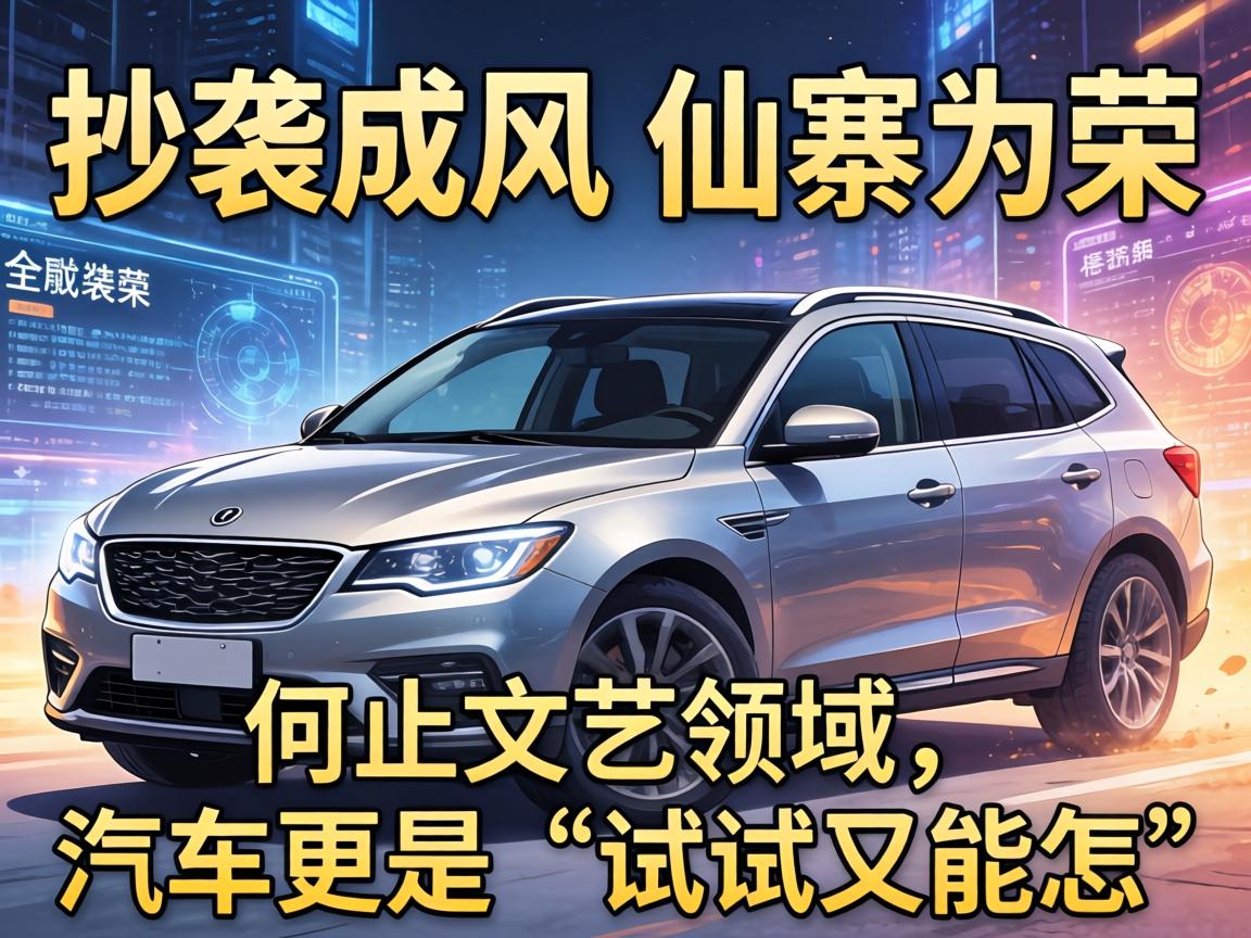 抄袭成风、山寨为荣，何止文艺领域，汽车更是“试试又能怎”