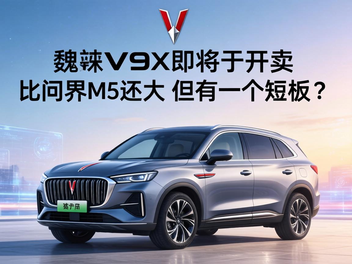 魏牌V9X即将开卖:比问界M9还大,但有一个短板?